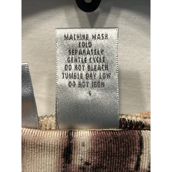 Chicos Travelers Shirt Womens Medium Slinky Liquid Knit Venice Print - Picture 6 of 10